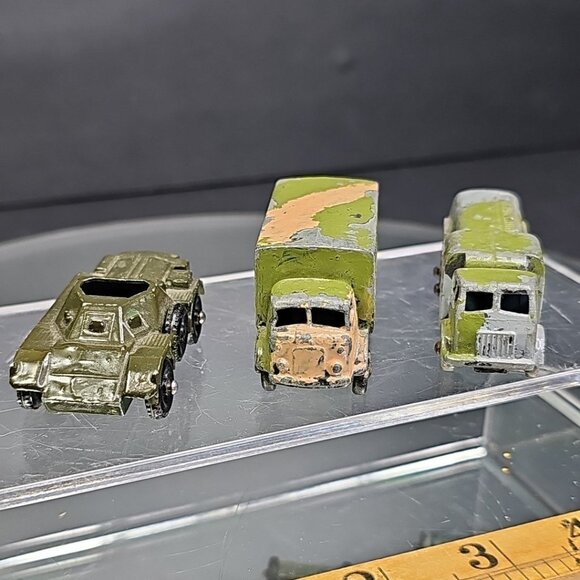 Vintage Matchbox Lesney No 73 RAF No73 Ambulance No 63 Scout Car No 61 England - Picture 11 of 14